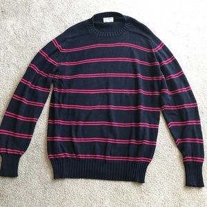 Men’s Brooks Brothers Navy and Red Striped Sweater